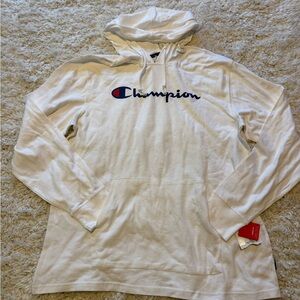 Champion White Hoodie